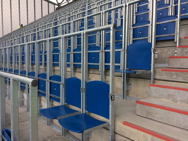 Sports Stadium Spectator Seating Barrier Seats