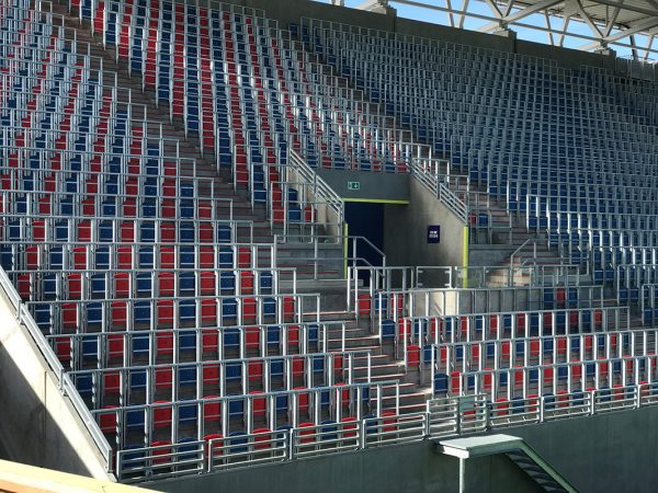 Sports Stadium Spectator Seating Barrier Seats